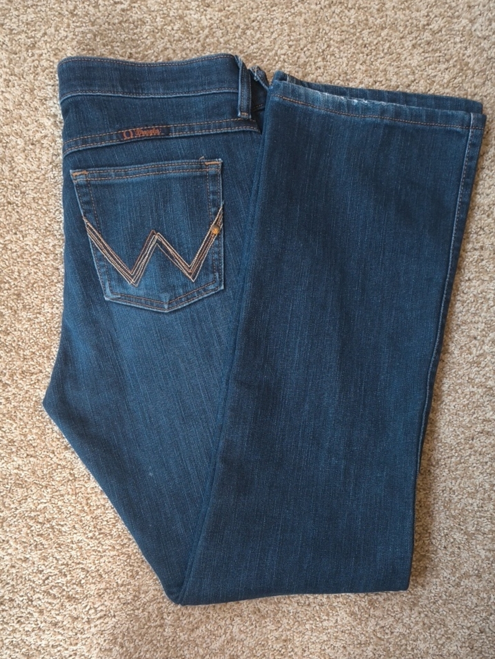 Wrangler Women's Dark Blue Boot Cut Jeans